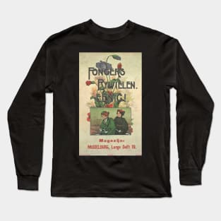 Fongers Rywielen - Vintage Bicycle Poster from 1915 Long Sleeve T-Shirt